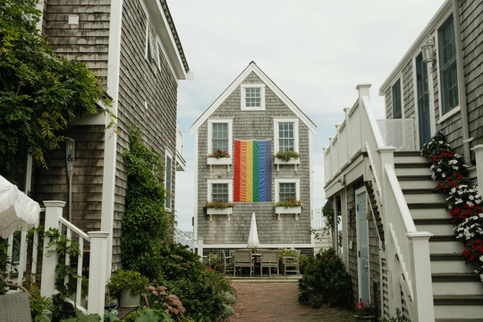 Pride flag in Provincetown