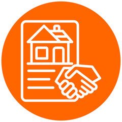 Vector Design House Deal Icon Style