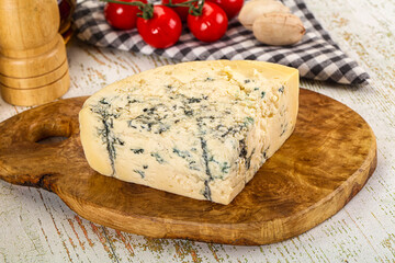 Gourmet blue cheese with mold