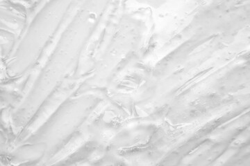 Transparent clear liquid serum gel cosmetic texture background