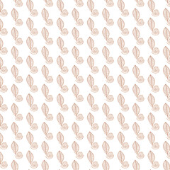 vector seamless pattern with leaf