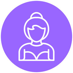Vector Design Bride Icon Style
