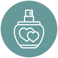 Vector Design Perfume Icon Style
