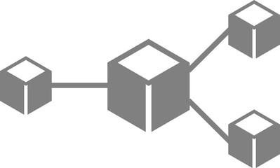 Obraz premium Blockchain Icon
