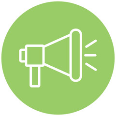 Vector Design Mega Phone Icon Style