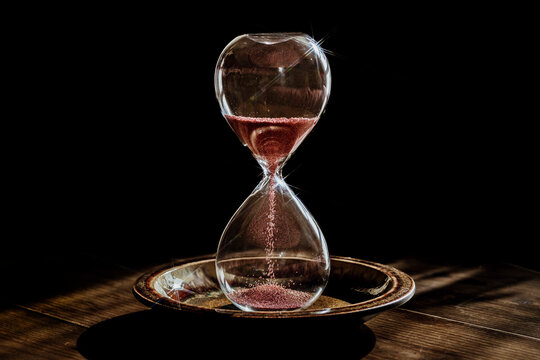 close up of a Hourglass