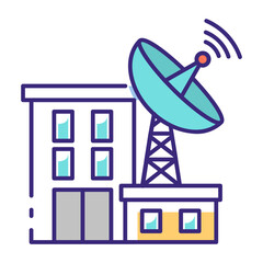 This Radio Tower icon is suitable for Audio, Music, etc