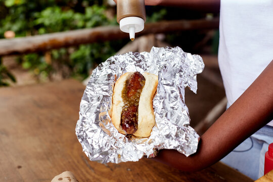 Hot Dog with pepper