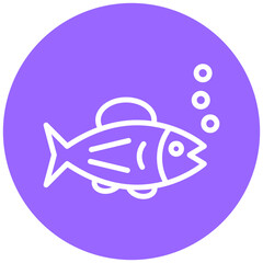 Salmon Vector Design Icon Style