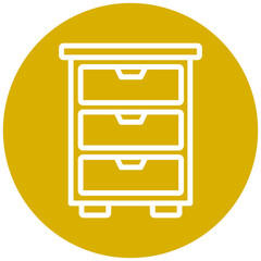 Fototapeta premium Vector Design Cupboard Icon Style