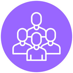 Vector Design Team Icon Style