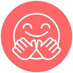 Vector Design Hug Icon Style