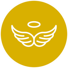 Vector Design Angel Icon Style