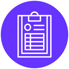 Vector Design Clipboard Icon Style