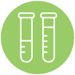 Vector Design Test Tubes Icon Style