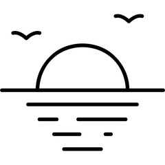 Sunset Icon