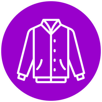 recommend clip art: Vector Design Varsity Jacket Icon Style
