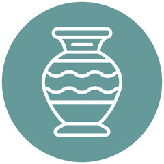 Vector Design Vase Icon Style