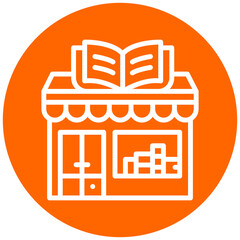 Vector Design Book Store Icon Style