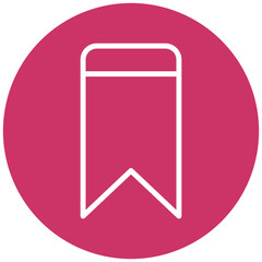 Vector Design Bookmark Icon Style