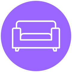 Vector Design Sofa Icon Style