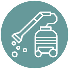 Vector Design Vacuum Cleaner Icon Style