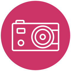 Vector Design Compact Camera Icon Style