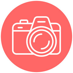 Vector Design Dslr Camera Icon Style