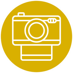 Vector Design Instant Camera Icon Style