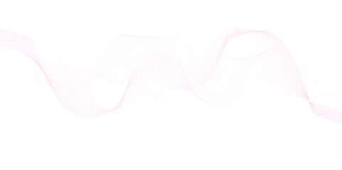 pink wave curve lines banner background design. Abstract soft wave lines dynamic flowing pink light isolated background. Vector Illustration of the pink pattern of lines. Black stripes on white .