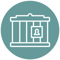 Vector Design Jail Icon Style