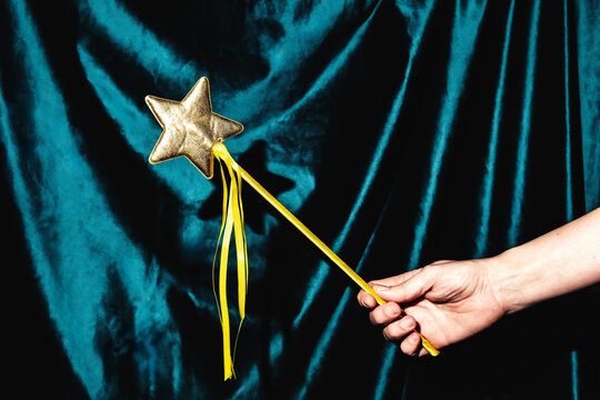 golden magic wand