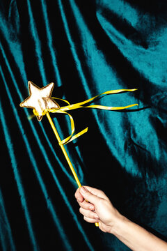 golden magic wand