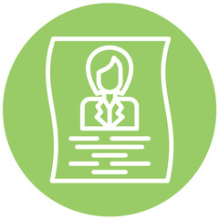 Vector Design Death Certificate Icon Style