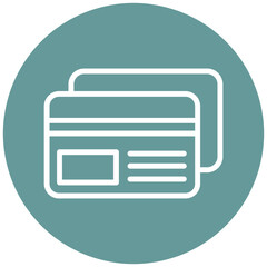 Obraz premium Vector Design Credit Card Icon Style