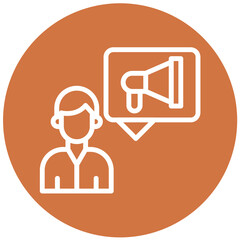 Vector Design Public Relations Icon Style