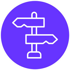 Vector Design Signboard Icon Style