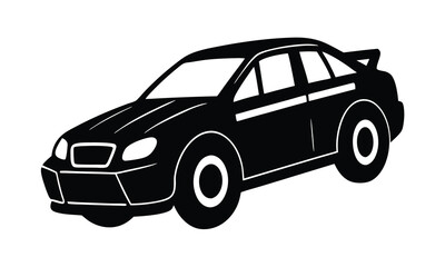 Fototapeta premium vector black car