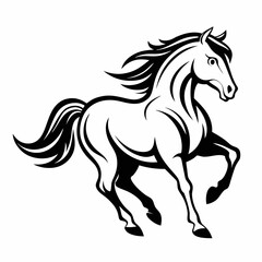 Obraz premium horse vector illustration
