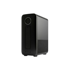 Obraz premium Sleek Black Modern Air Purifier for Home or Office