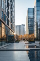 Obraz premium Smart City: Seamless Workforce Coordination Enhancing Urban Efficiency and Innovation
