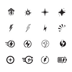 Golden Spark Icon for Elegant and Luxurious Designs