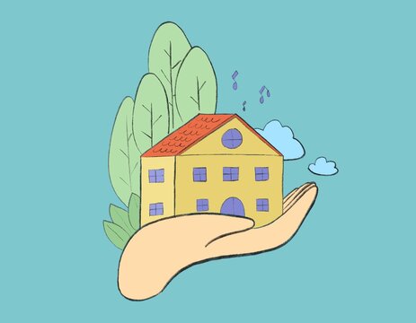 Home safe and happy place.