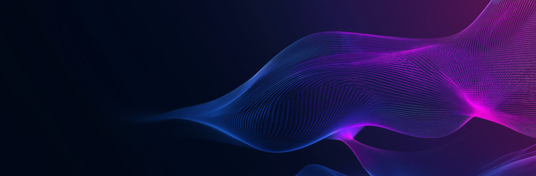 abstract technology particles lines mesh background