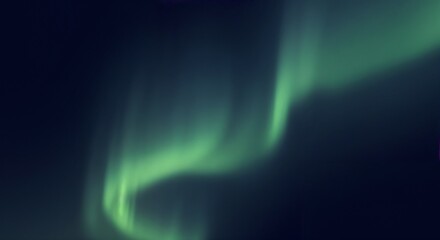 Northern lights aurora borealis in dark starry sky