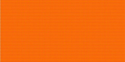 Dots halftone orange color pattern gradient texture with technology digital background. Dots pop art  modern