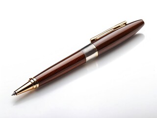 fountain pen on white background