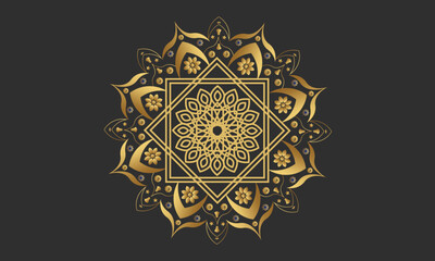 MASKER Vector Illustration Ornate Mandala Design Islamic copy