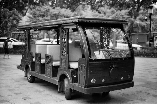 Vintage Trolley In Hangzhou, Zhejiang, China