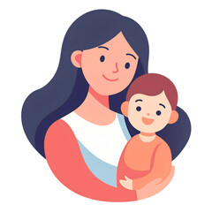 Transparent PNG Illustration for Happy Mothers Day Celebration